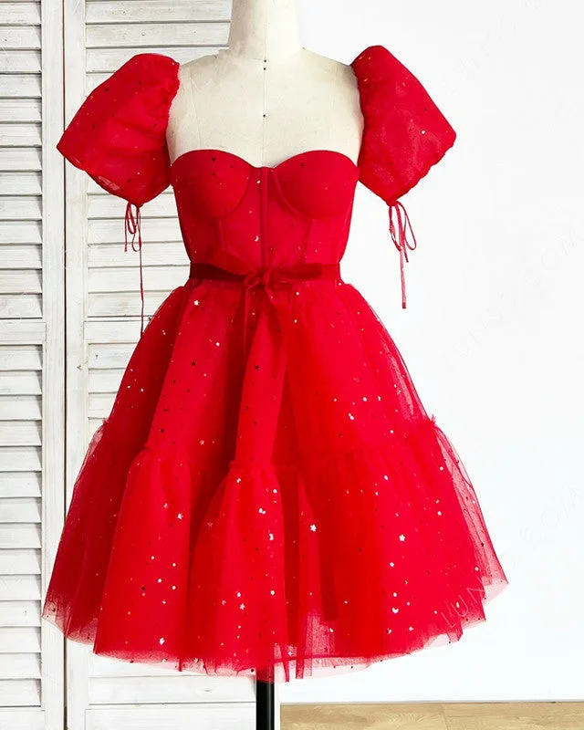 Last Chance Red Starry Dress