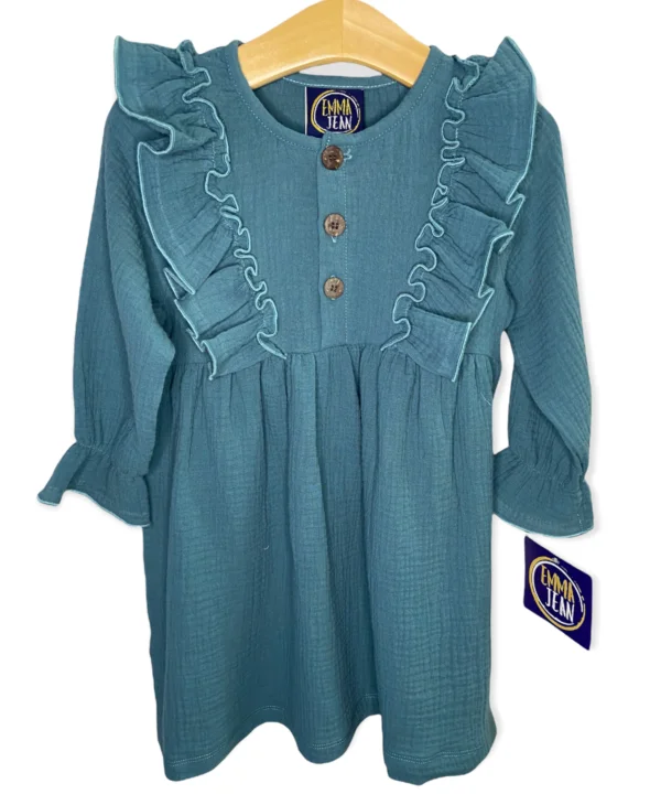Huge Savings Claire L/S Dress - Teal