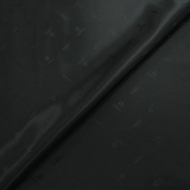 Special Offer Black Translucent Solid Acetate Viscose Dormeuil Exclusive Lining