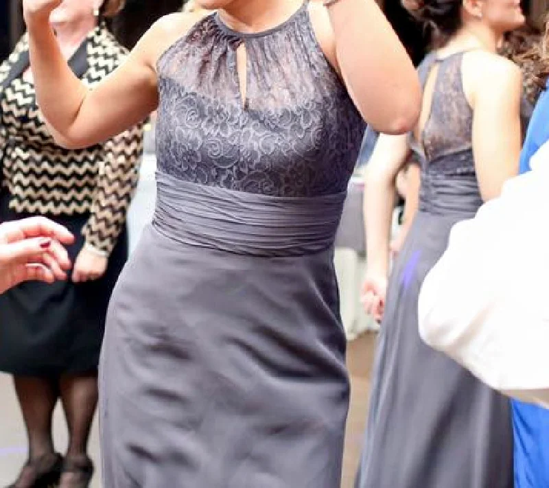 Sale Event Other B2 Jasmine Lace/Poly Chiffon Gray Dres