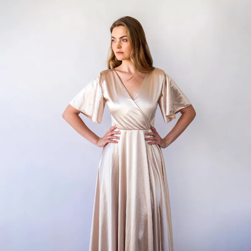 Price Reduction Champagne Dress #1453
