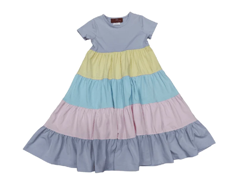 Unmissable Offer Spring Colorblock Maxi Dress