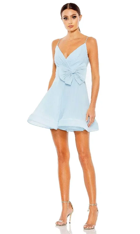 Sale Event Ieena Duggal 55643 - Bow Waist Short Dress