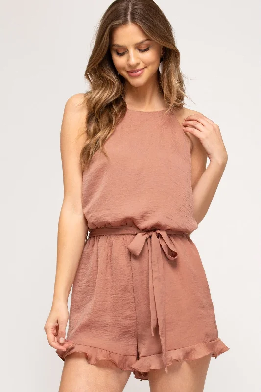 Fantastic Deals Dusty Peach Romper