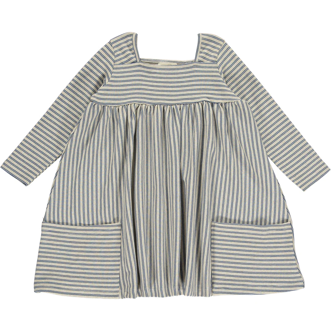 Act Fast Rylie Dress Blue Stripe