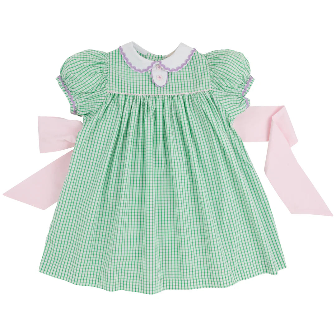 Can't Be Beat Mary Dal Dress Kiawah Kelly Green Windowpane/Worth Ave White/Lauderdale Lavender/Palm Beach Pink