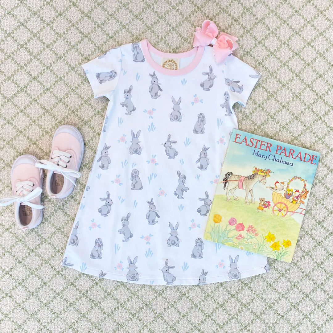 Super Bargain Polly Play Dress Broad St. Bunnies (Pink)/Palm Beach Pink
