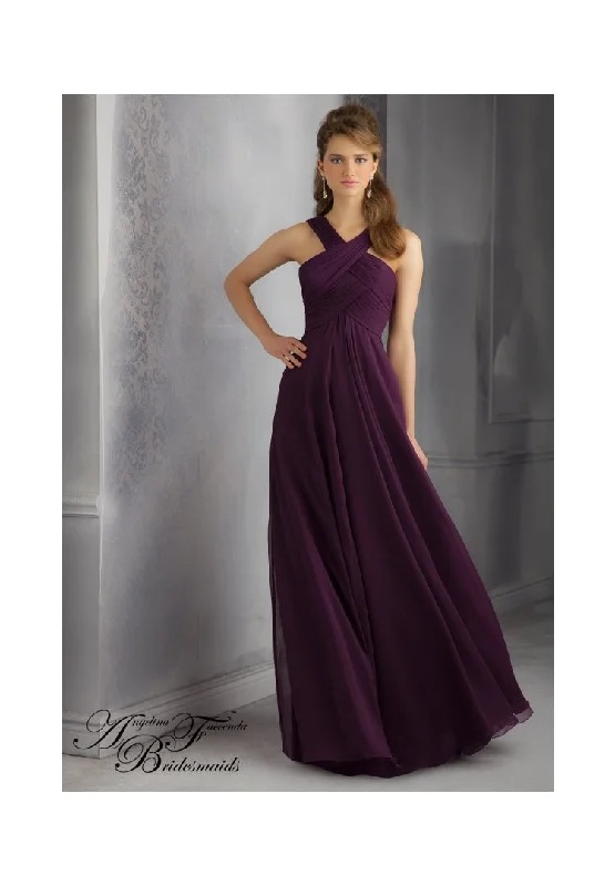 Act Fast Other Mori Lee Bridesmaid Dress Style #20434 Eggplant Co