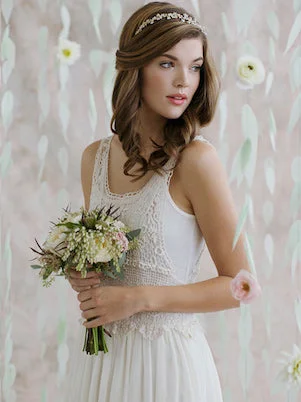Exclusive Preview Other Crocheted Lace Ivory Bridesmaid Dress