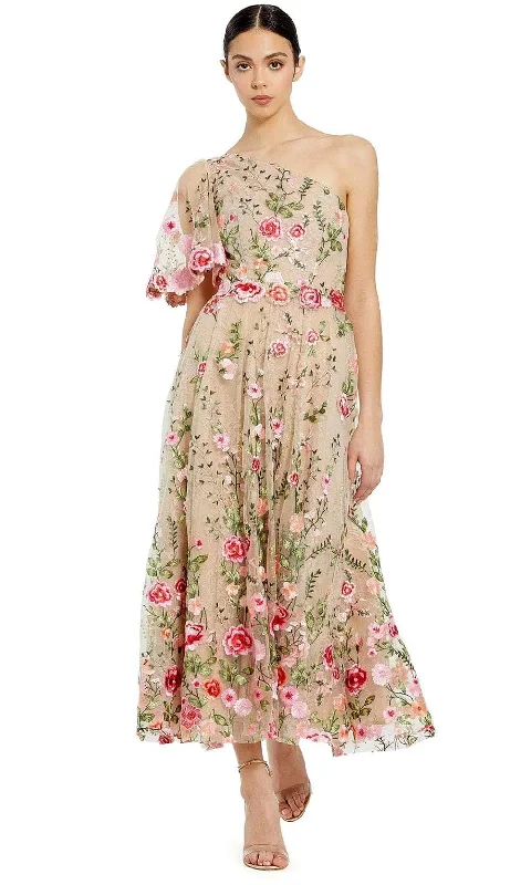 New Deals Mac Duggal 68607 - Floral Embroidered Dress