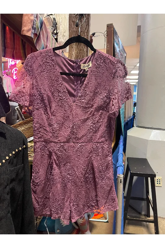 Don't Miss Lace V-Neck Romper