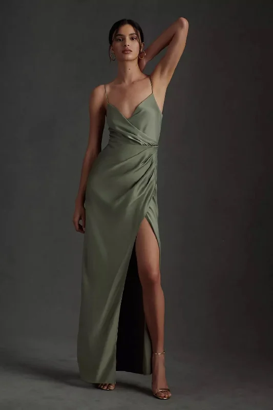 Limited Time BHLDN BHLDN Freya Satin Charmeuse Dress