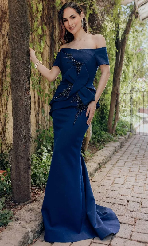 Bargain Bin Terani Couture 232M1561 - Beaded Off-Shoulder Prom Dress