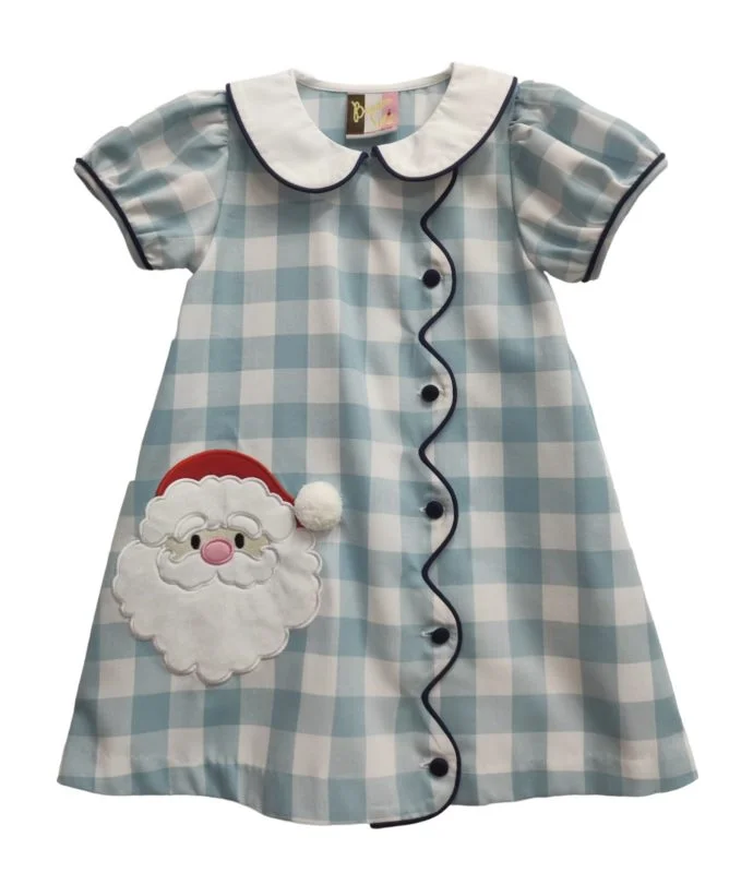 Deal Dash Santa Appliqué Dress