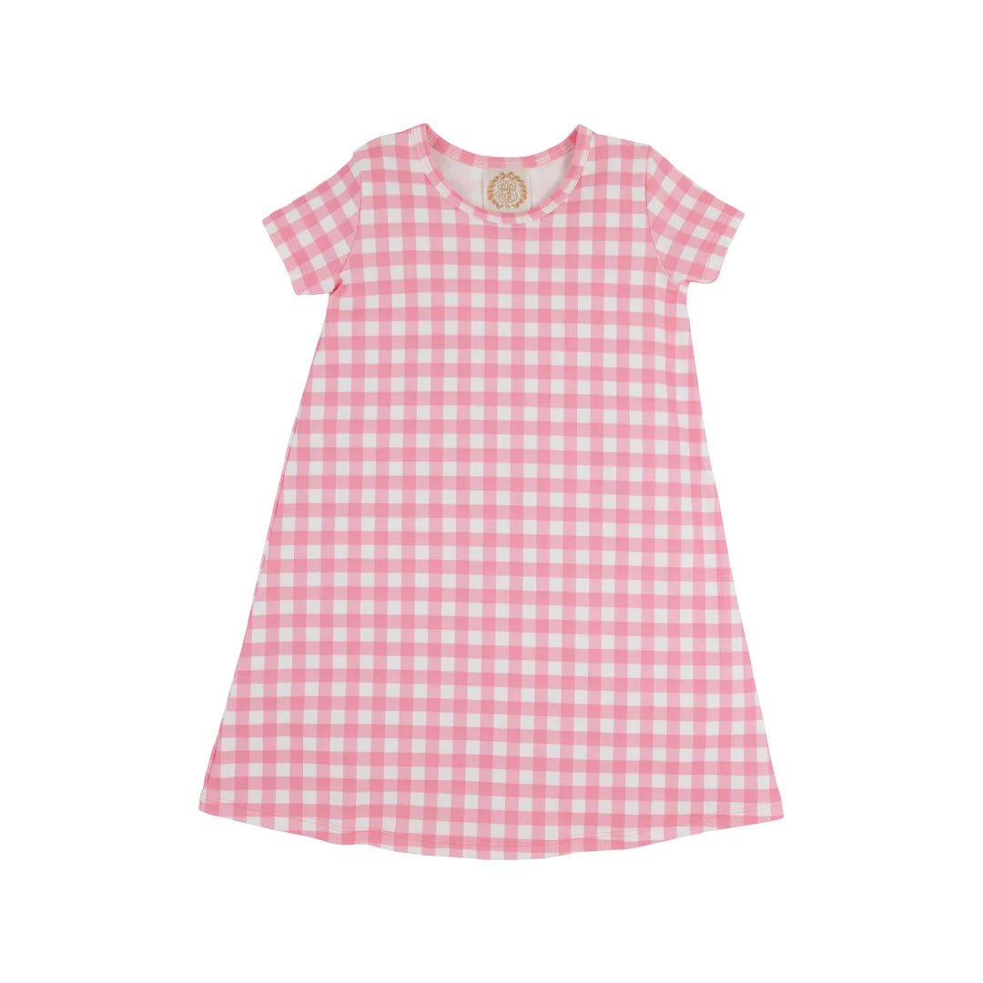 Shop and Save Polly Play Dress Hamptons Hot Pink Gingham