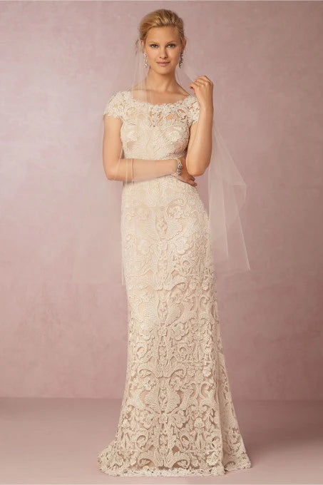 Sneak Peek Sale Tadashi Shoji BHLDN AUGUST EMBRDRD GOWN IVRY / ALX1812LYBH