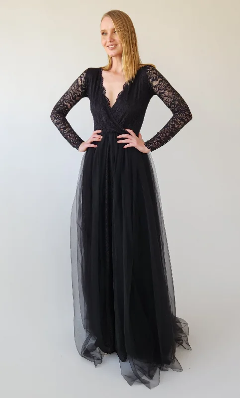 Year-End Sale Tulle and Lace Dress #1398