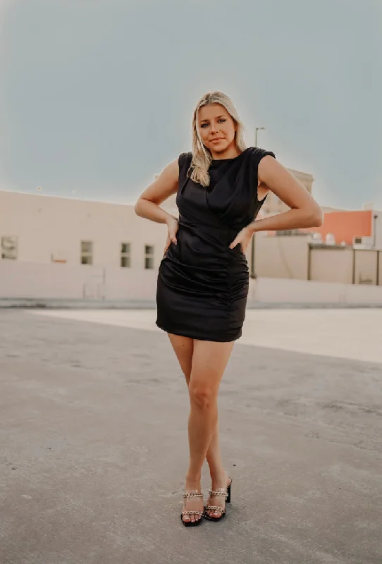 Special Savings Love Struck Black Body-con Dress