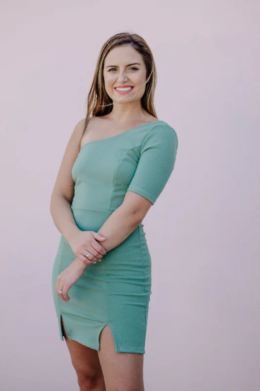 New Markdowns Let Me Be the One Shoulder Dress
