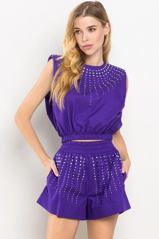 Super Bargain Purple Paradise Shorts