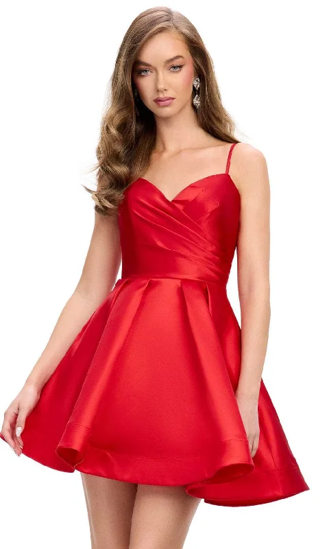 Price Cut Ashley Lauren 4780 - Sweetheart Neckline A-Line Cocktail Dress