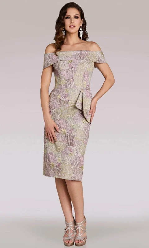Buy Now Feriani Couture 18449 - Straight Neckline Knee Length Cocktail Dress