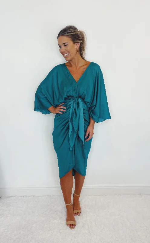 Crazy Deals Like Fine Wine Kimono Dress