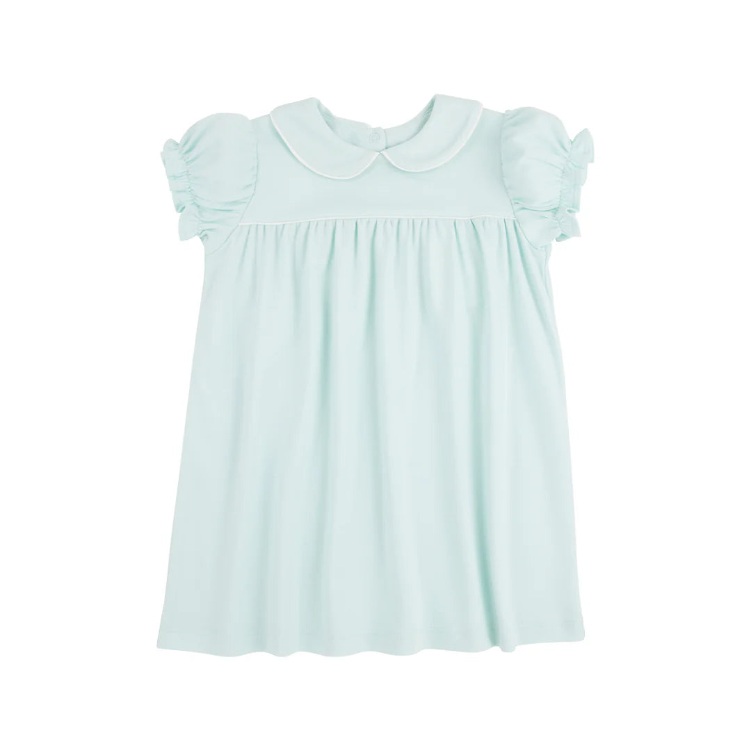 Today’s Deal Holly Day Dress Sea Island Seafoam/Worth Ave White