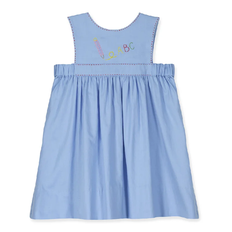 Midnight Sale Clara Dress, Liberty Blue with Pencils