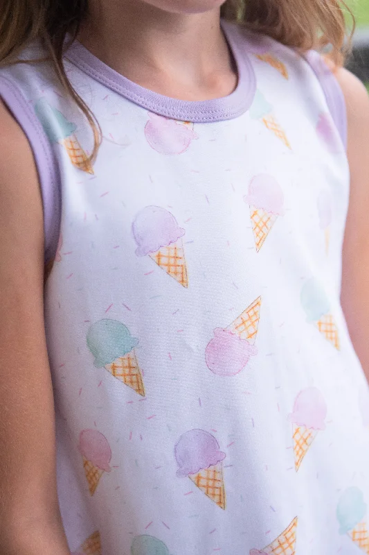Huge Savings Madison Sleeveless, Ice Cream Dress