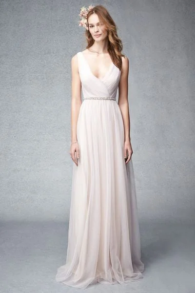 Can't Miss Other MONIQUE LHUILLIER BRIDESMAIDS Muti-tone Tulle Gown