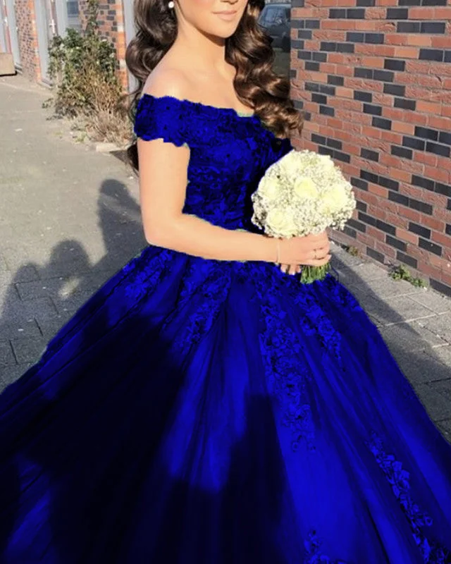 New Markdowns Elegant Lace Embroidery Quinceanera Dresses Off The Shoulder