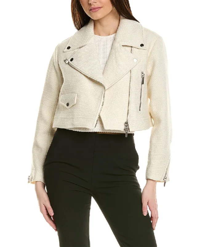 Warehouse Sale A.L.C. Oxford Wool-Blend Jacket