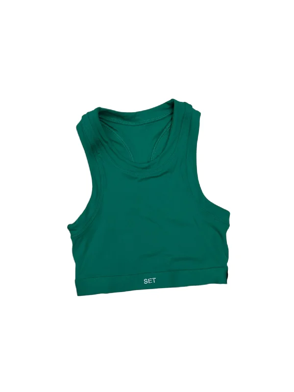 Can't Miss Athletic Bra By SET ACTIVE In Green, Size: S