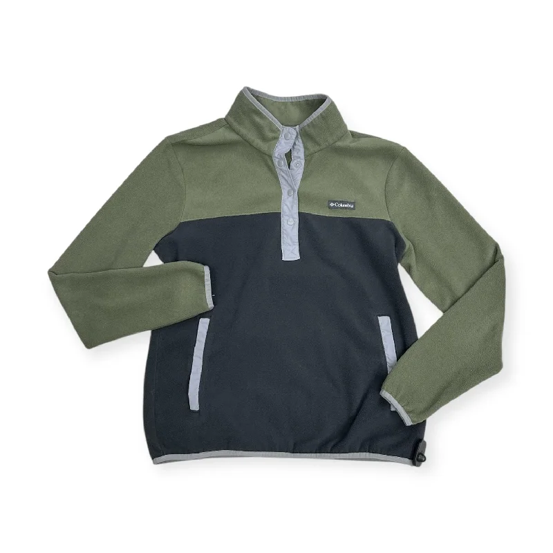 Price Cut Athletic Fleece By Columbia In Green & Grey, Size: L