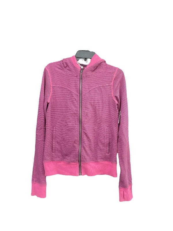 Weekend Special Athletic Jacket By Lululemon In Pink & Purple, Size: 8