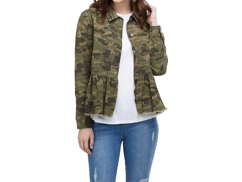 Banks Denim Jacket In Camo