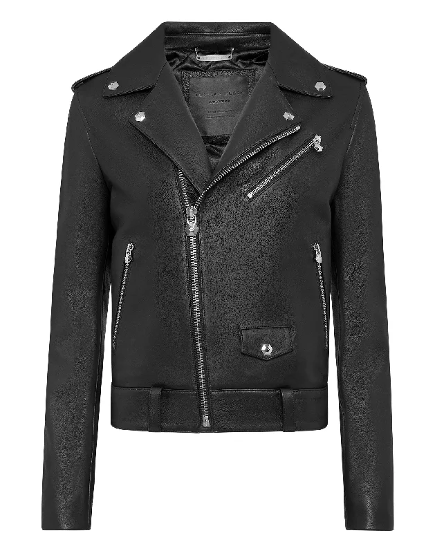 Limited Quantity Biker Leather Jacket