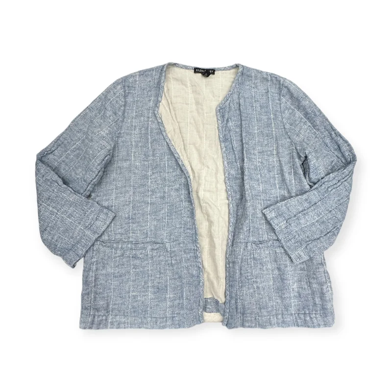 Price Rollback Blazer By Eileen Fisher In Blue, Size: Xs