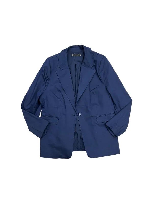 Fantastic Deals Blazer By New York And Co In Navy, Size: Xl