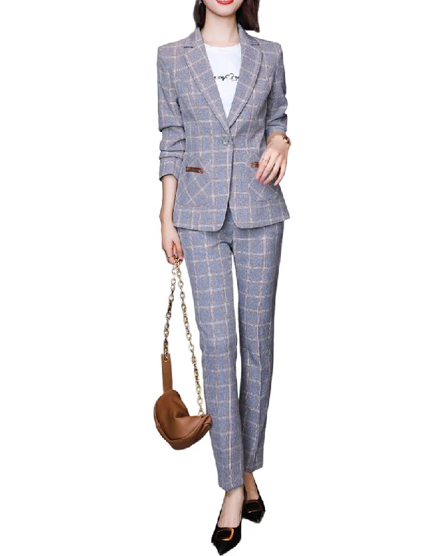 Online Only BOSSY CHIC 2pc Blazer & Pant Set