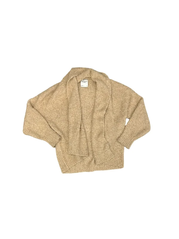 Super Sale Cardigan By Abercrombie And Fitch In Tan, Size: S