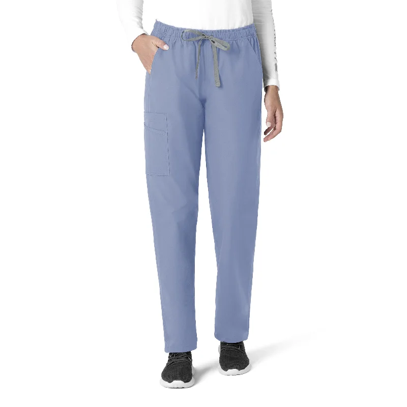 Holiday Sale Carhartt Force Essentials Unisex Elastic Waist Cargo Scrub Pant - Ceil Blue