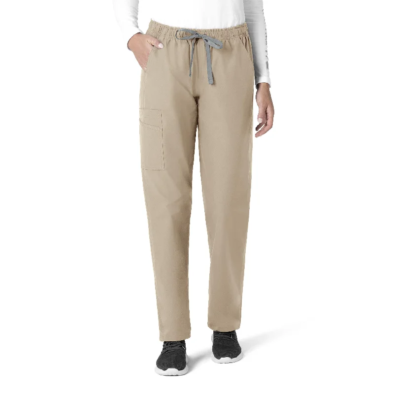 Daily Deals Carhartt Force Essentials Unisex Elastic Waist Cargo Scrub Pant - Khaki