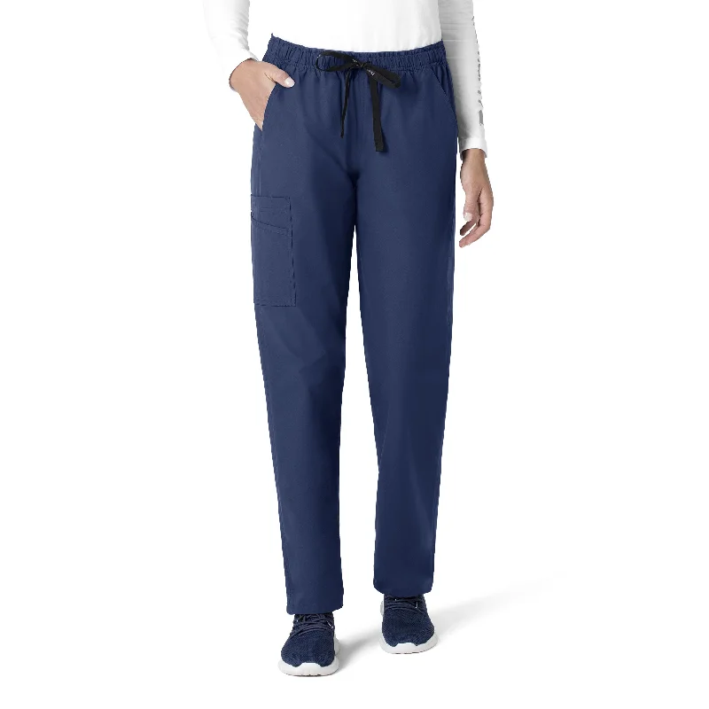 Lowest Price Carhartt Force Essentials Unisex Elastic Waist Cargo Scrub Pant - Navy