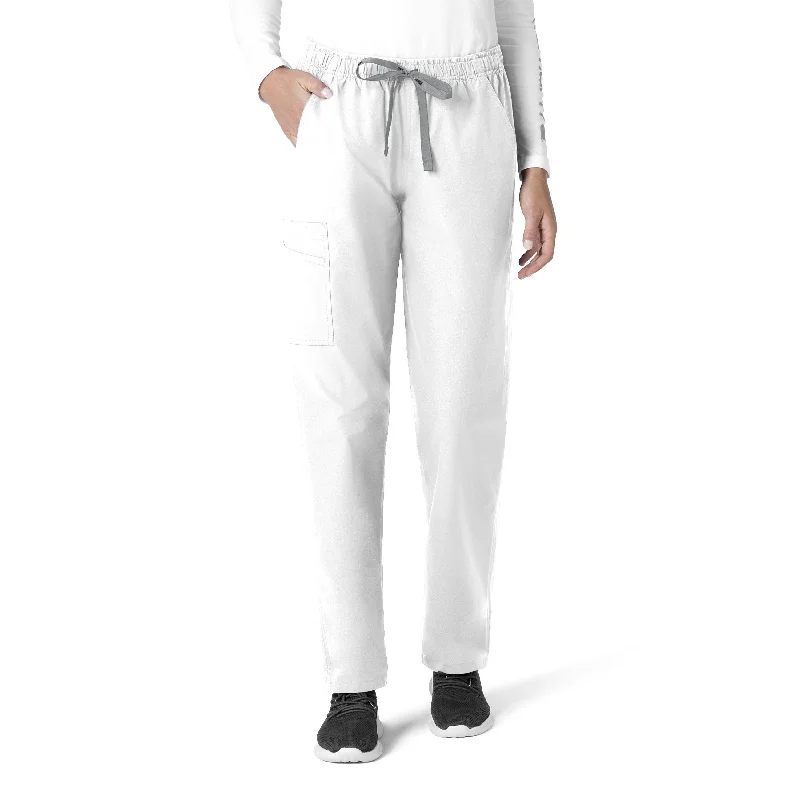 Massive Deals Carhartt Force Essentials Unisex Elastic Waist Cargo Scrub Pant - White