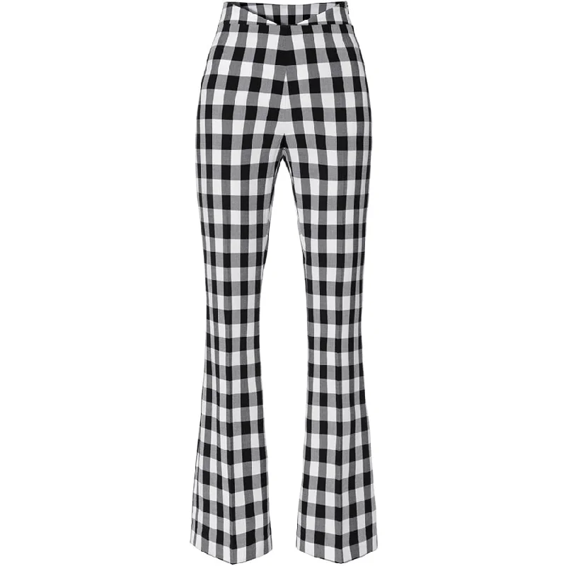 Unbeatable Prices CHECKED TROUSERS "LEXI" IN BLACK/WHITE