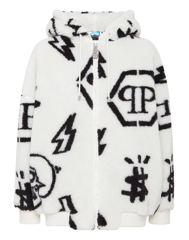 Limited Edition Eco fur Bomber Monogram