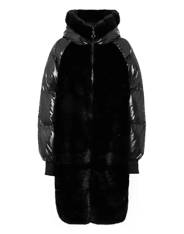 One-DAY Sale Fur Coat Luxury