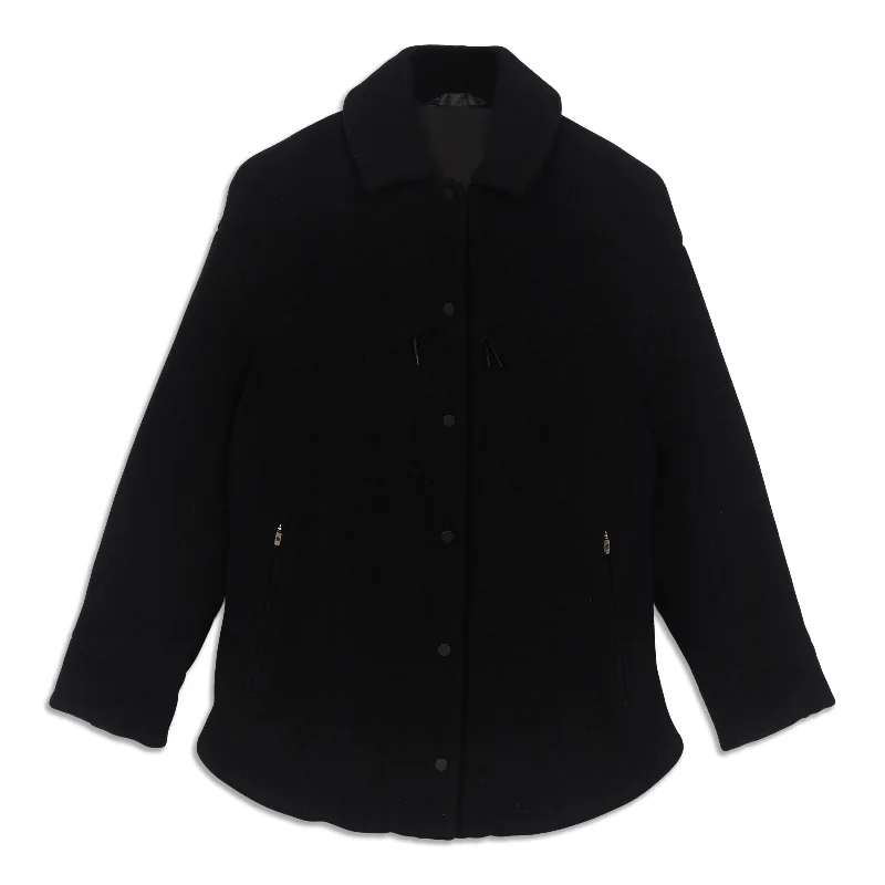 Don't Miss Insulated Wool Shirt Jacket - Resale